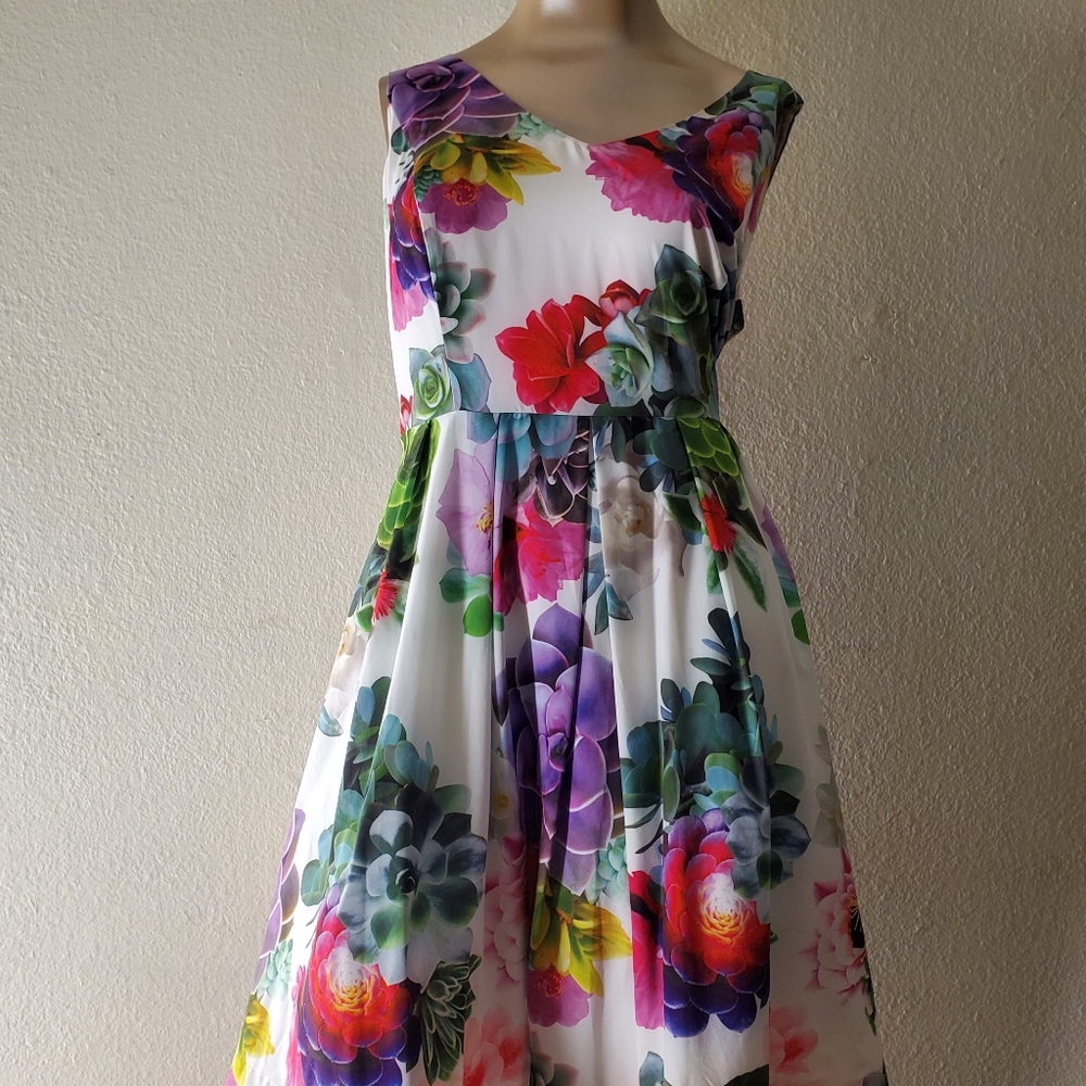 Succulent dress city chic